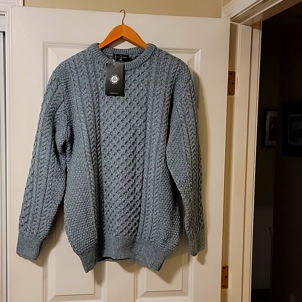 Women's Traditional Irish Sweater, Brand New